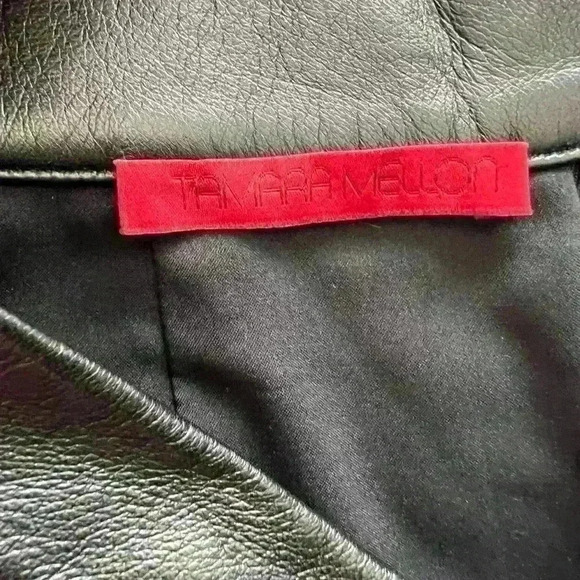 Tamara Mellon lamb  leather skirt size xs - Picture 14 of 14